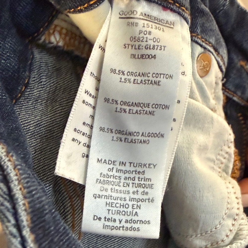 Good American Dark Blue Skinny Jeans - Picture 6 of 6